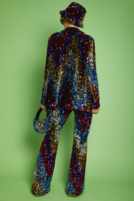 JAYLEY Multi Sequin Blazer