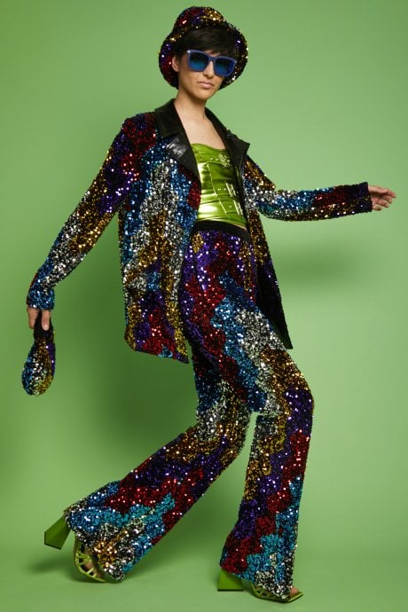 JAYLEY Multi Sequin Blazer