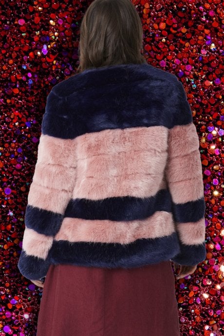 JAYLEY Navy Emma Coat