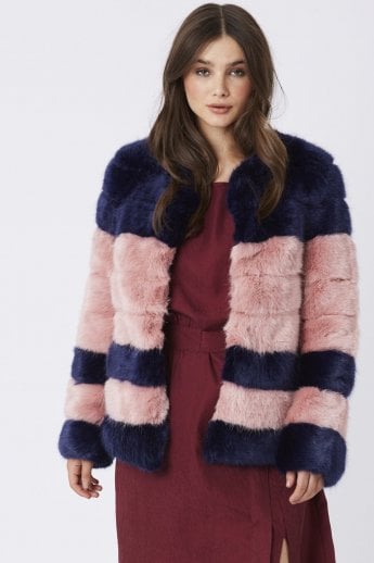 JAYLEY Navy Emma Coat