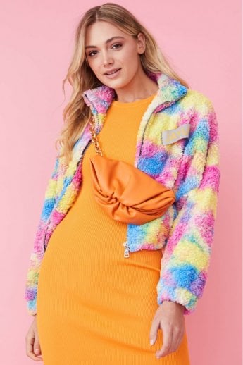 JAYLEY Orange ECO Charlotte Leather Bag