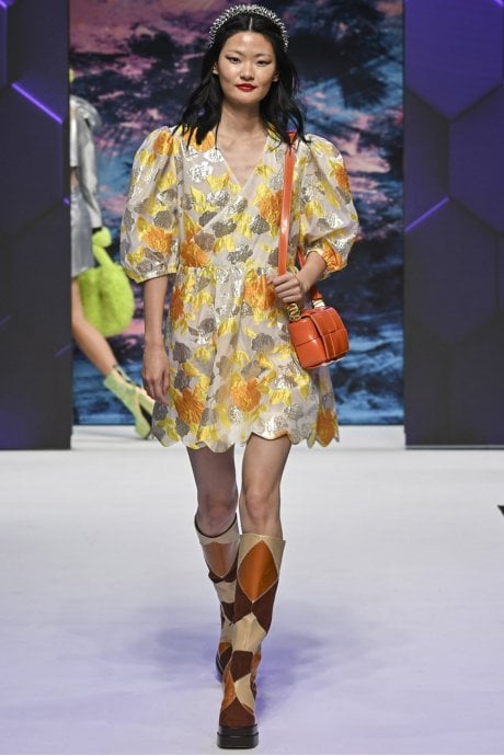 JAYLEY Orange Grape Skin Vegan Leather Bag