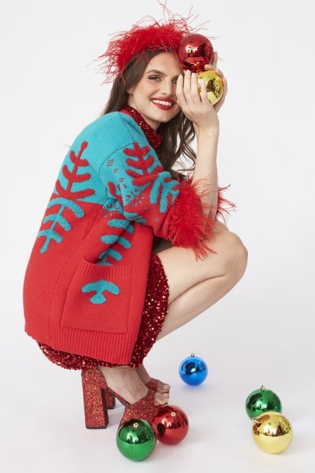 JAYLEY Ostrich Feather Headband