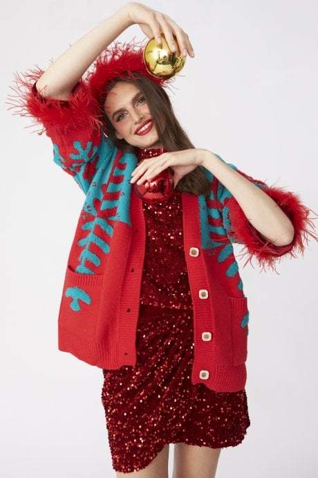 JAYLEY Ostrich Feather Headband