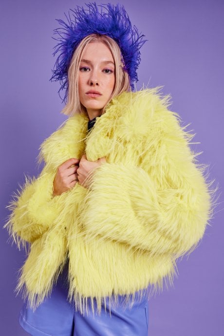 JAYLEY Ostrich Feather Headband
