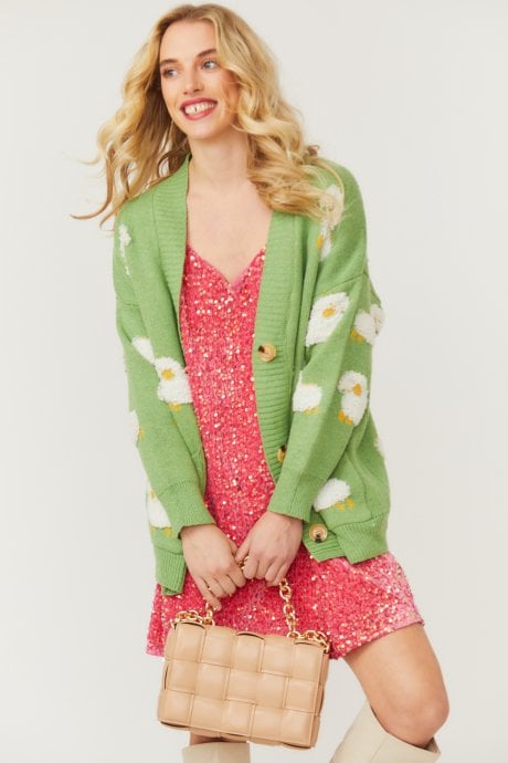 JAYLEY Pink Eco Leather Cross Woven Clutch Bag With Gold Chain