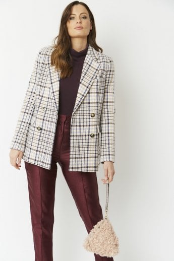 JAYLEY Pink Elsa Faux Fur Bag