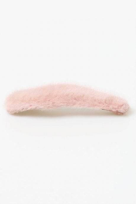 JAYLEY Pink Faux Fur Hair Clip