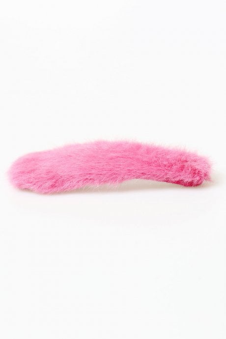 JAYLEY Pink Faux Fur Hair Clip