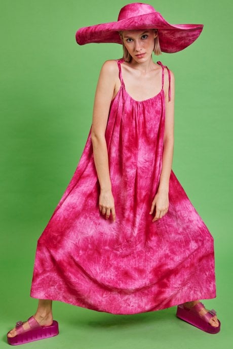 JAYLEY Pink Love Herb Flapper Hat