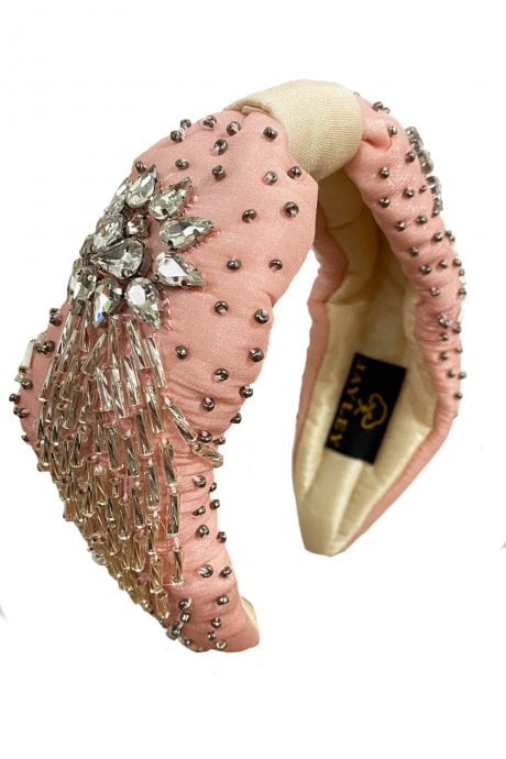 JAYLEY Pink Precious Stone Hair Band