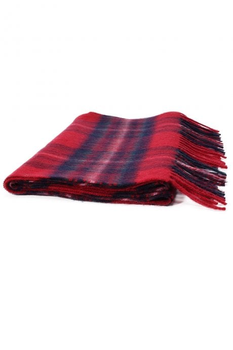 JAYLEY Pure Lambswool Checked Scarf