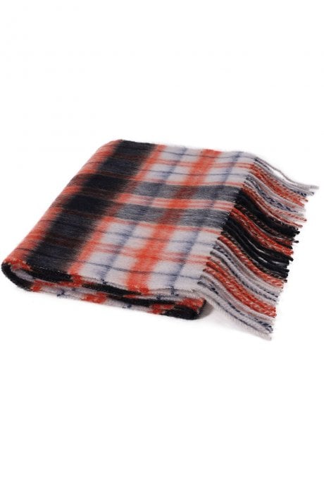 JAYLEY Pure Lambswool Checked Scarf