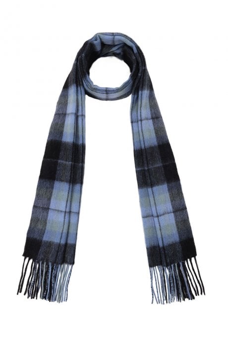 JAYLEY Pure Lambswool Checked Scarf