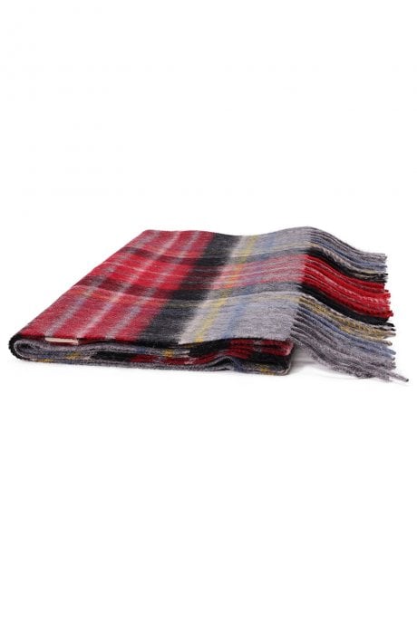 JAYLEY Pure Lambswool Checked Scarf