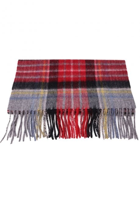 JAYLEY Pure Lambswool Checked Scarf