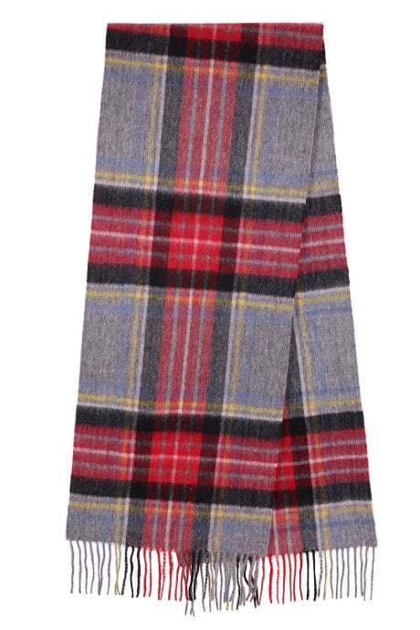 JAYLEY Pure Lambswool Checked Scarf