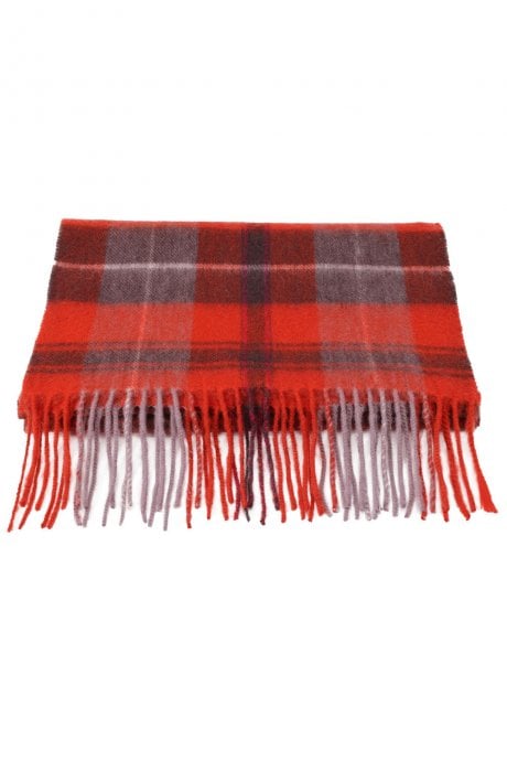 JAYLEY Pure Lambswool Checked Scarf