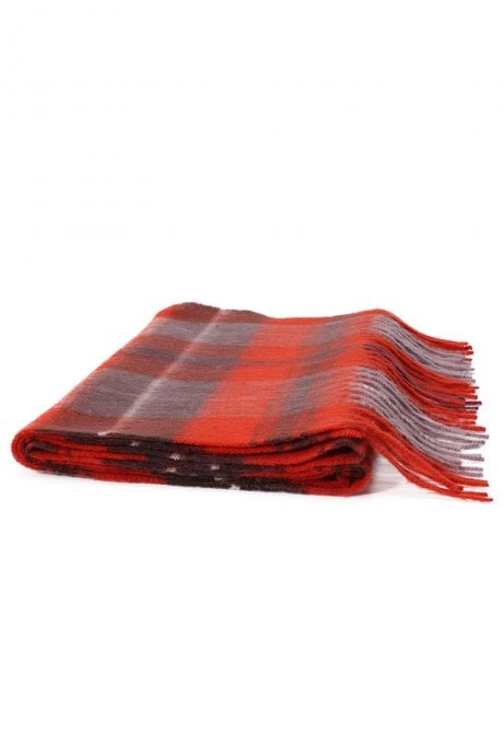 JAYLEY Pure Lambswool Checked Scarf