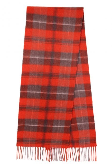 JAYLEY Pure Lambswool Checked Scarf