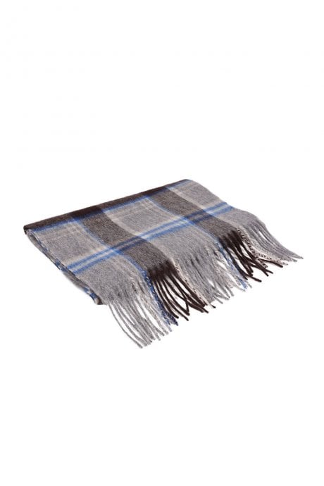 JAYLEY Pure Lambswool Checked Scarf