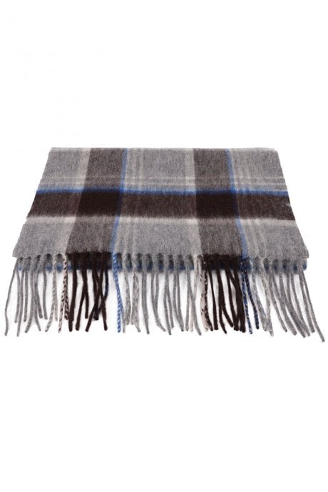JAYLEY Pure Lambswool Checked Scarf