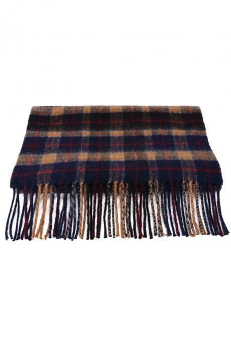 JAYLEY Pure Lambswool Checked Scarf