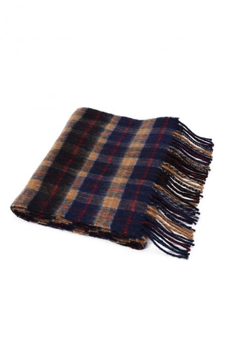 JAYLEY Pure Lambswool Checked Scarf
