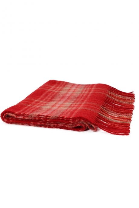 JAYLEY Pure Lambswool Checked Scarf