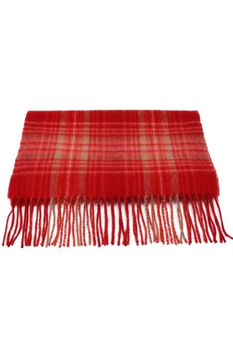 JAYLEY Pure Lambswool Checked Scarf