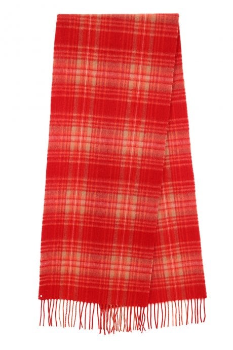 JAYLEY Pure Lambswool Checked Scarf