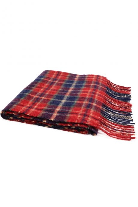 JAYLEY Pure Lambswool Checked Scarf