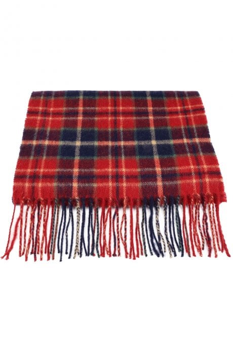 JAYLEY Pure Lambswool Checked Scarf