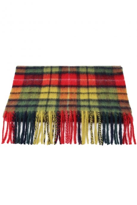 JAYLEY Pure Lambswool Checked Scarf