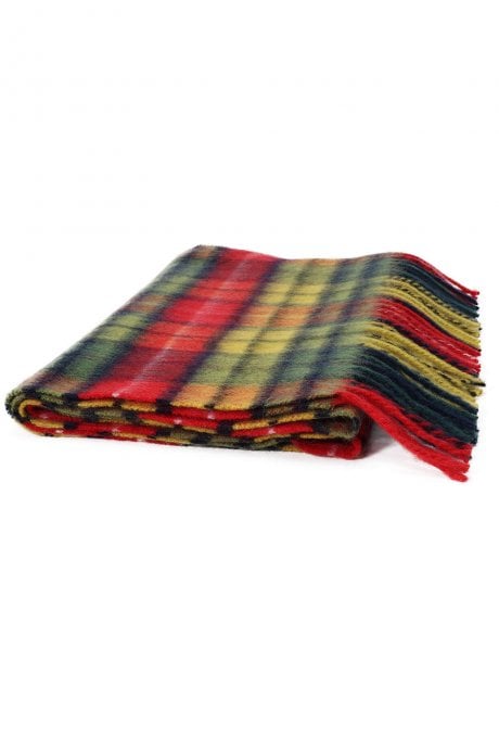 JAYLEY Pure Lambswool Checked Scarf