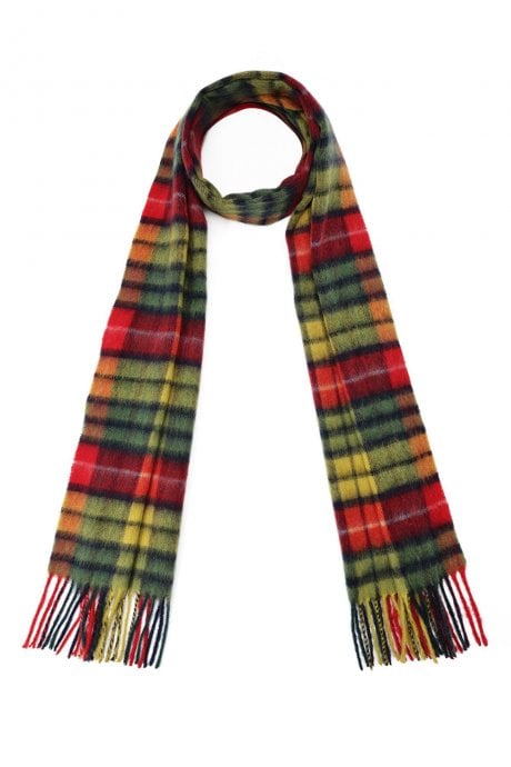 JAYLEY Pure Lambswool Checked Scarf