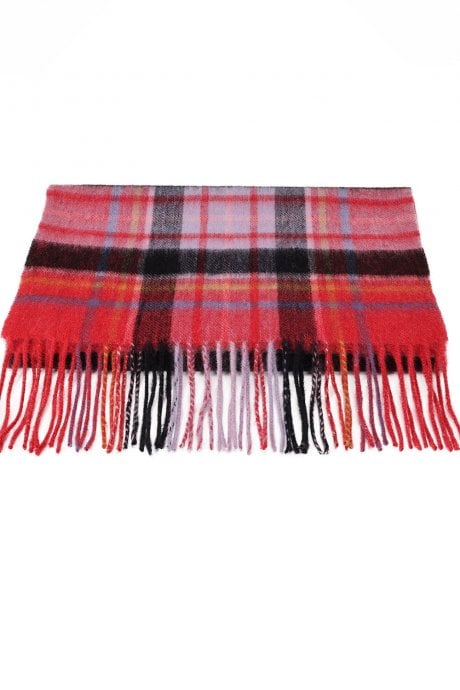 JAYLEY Pure Lambswool Checked Scarf