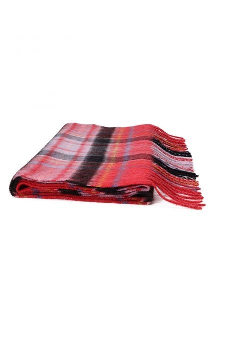 JAYLEY Pure Lambswool Checked Scarf