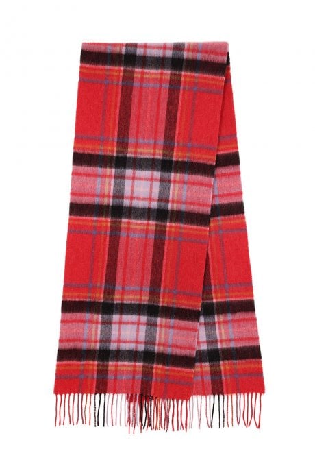 JAYLEY Pure Lambswool Checked Scarf