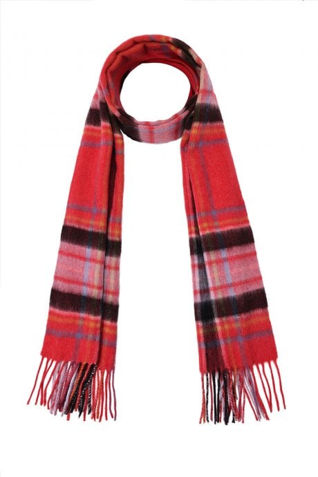 JAYLEY Pure Lambswool Checked Scarf