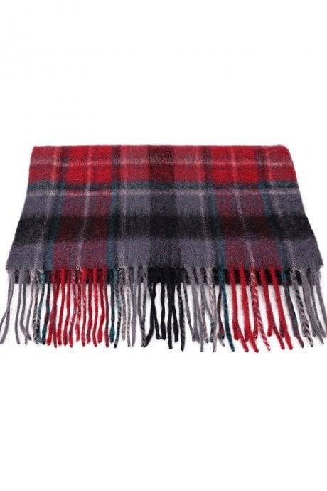 JAYLEY Pure Lambswool Checked Scarf