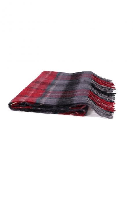 JAYLEY Pure Lambswool Checked Scarf