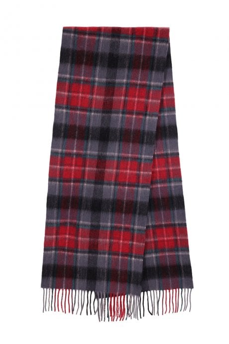 JAYLEY Pure Lambswool Checked Scarf