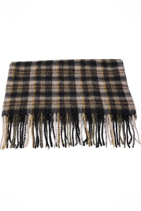 JAYLEY Pure Lambswool Checked Scarf