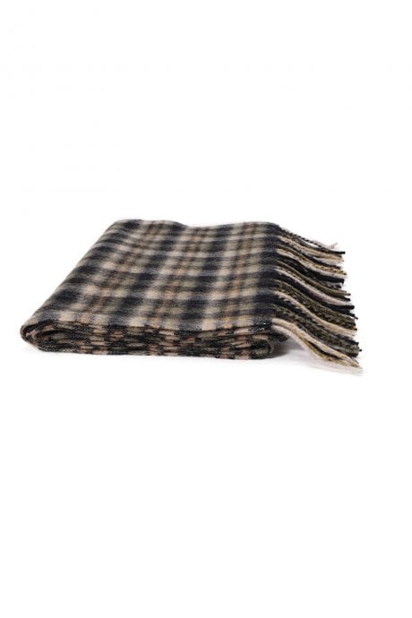 JAYLEY Pure Lambswool Checked Scarf