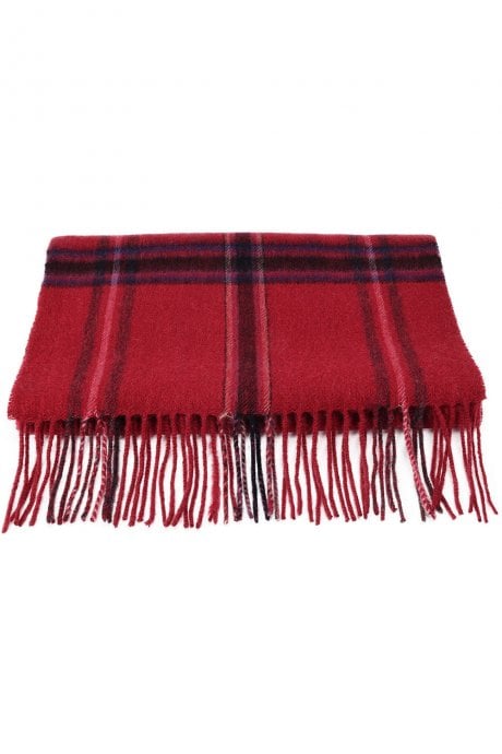 JAYLEY Pure Lambswool Checked Scarf