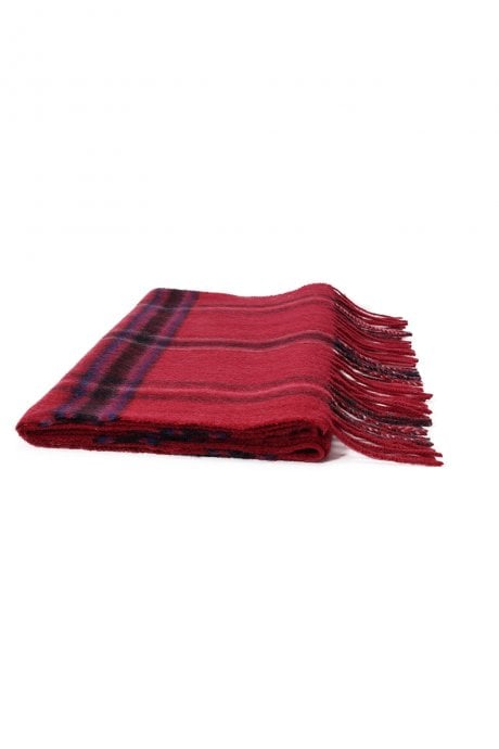 JAYLEY Pure Lambswool Checked Scarf