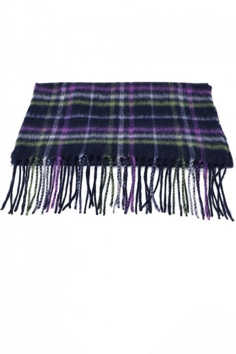 JAYLEY Pure Lambswool Checked Scarf