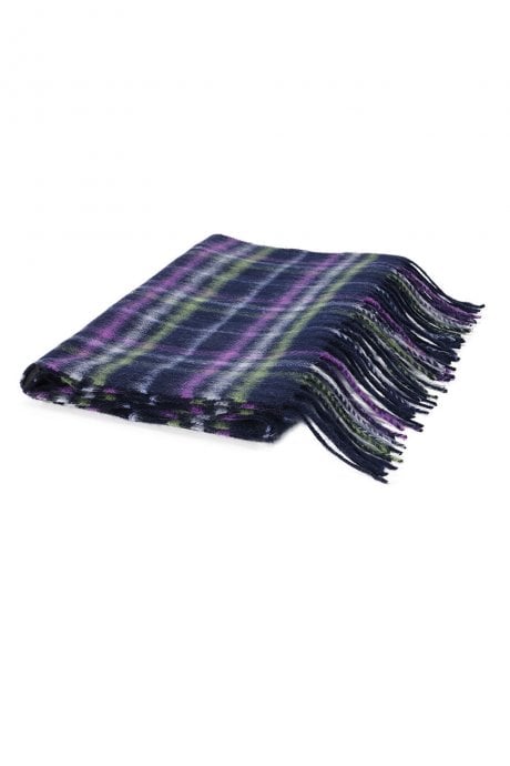 JAYLEY Pure Lambswool Checked Scarf