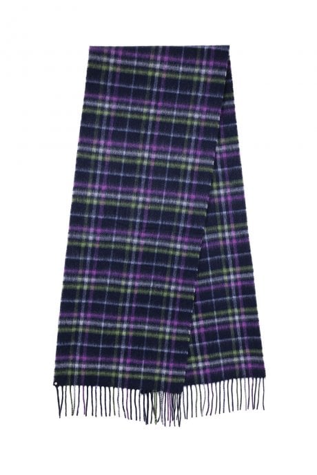 JAYLEY Pure Lambswool Checked Scarf